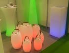 Dress-up LED Icebuckets with blue tooth speakers